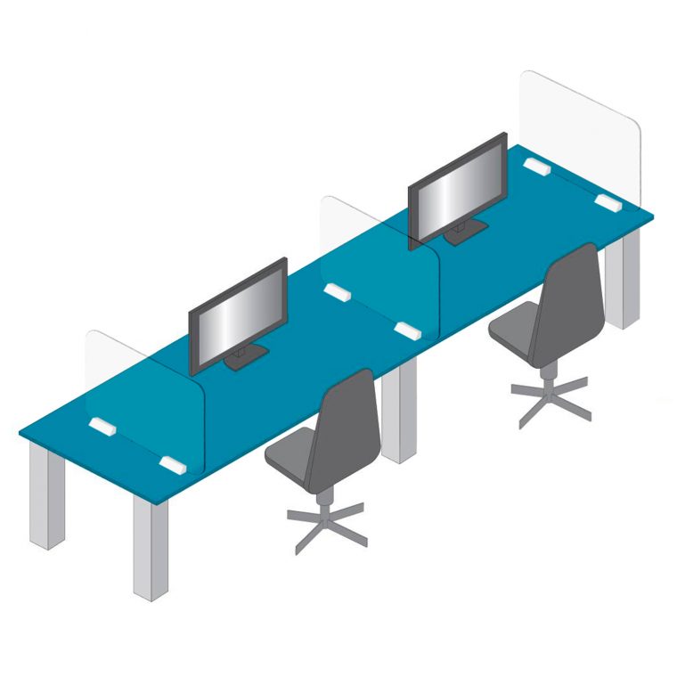 16633: Acrylic Desk Dividers